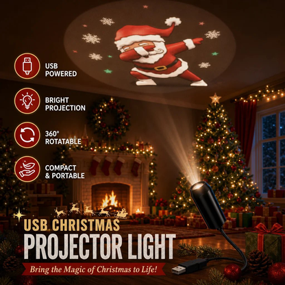 ✨HD Christmas Projector – 10 Festive Scenes